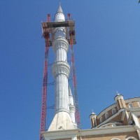 Uzay Otomatik İskele, Akşemseddin camii 60 mt dış cephe boya badana