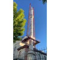 Uzay Otomatik İskele, melikgazi cmii minaresi 70 mt. alem değişimi boya  badana